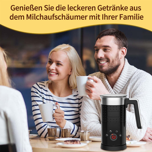"Elektrischer Milchaufschäumer 300ml – Heiß & Kalt, leise" ✅